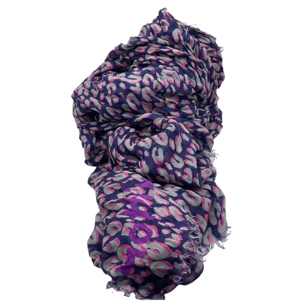 Louis Vuitton x Stephen Sprouse Graffiti Leopard Scarf Wrap Limited Edition Rare